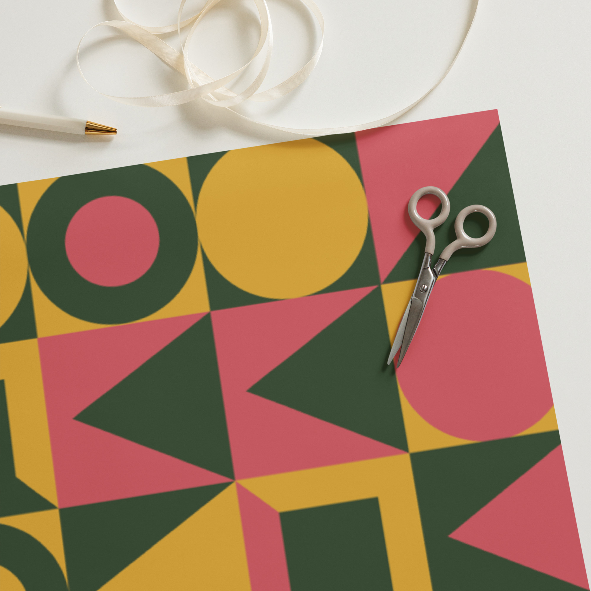 Shapes in Boxes Wrapping Paper - Image 4