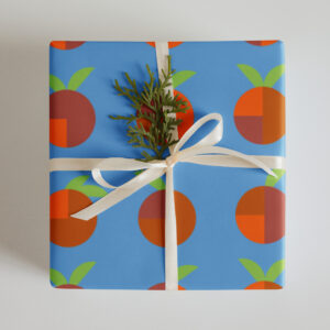Fruit "Pie Chart" Wrapping Paper