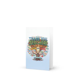 “Thank You Teacher” Greeting Card