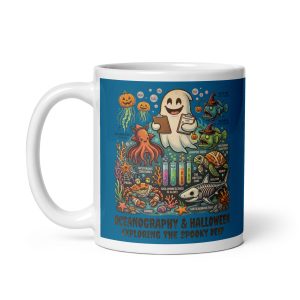 Halloween Oceanography Mug – "Exploring the Spooky Deep"